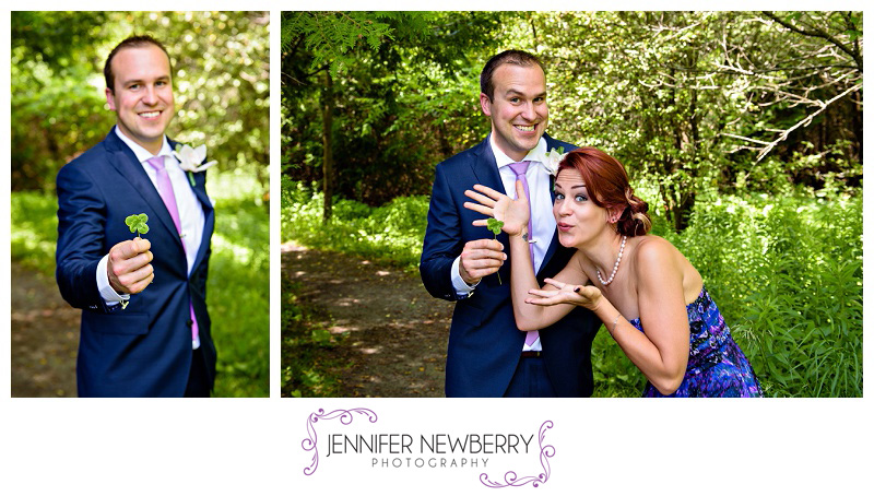 Mount Albert groom with a four leaf clover by www.jnphotography.ca @filemanager