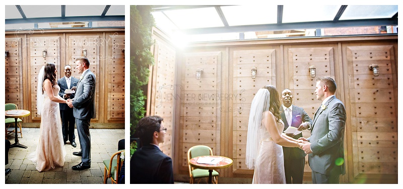 Le Select Bistro wedding ceremony on the patio by www.jnphotography.ca @filemanager