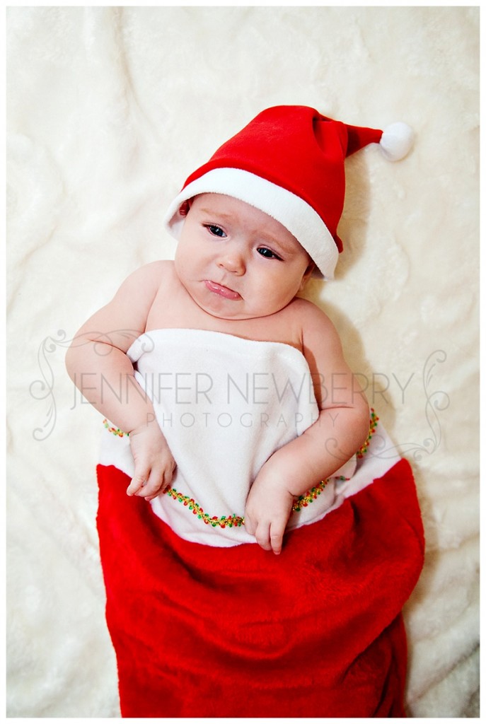 Grumpy baby in stocking by www.jnphotography.ca @filemanager