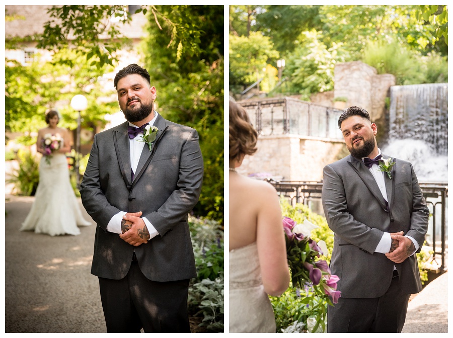 Ancaster Mill wedding First Look photos by Hamilton wedding photographer www.jnphotography.ca @filemanager