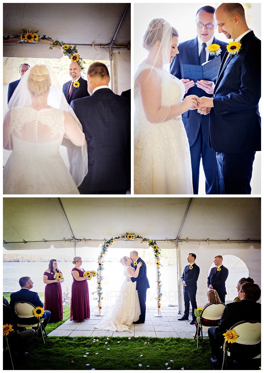 Kawartha Lakes wedding ceremony photos by www.jnphotography.ca