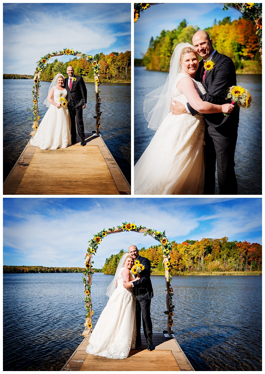 Kawartha Lakes sunflower wedding photos by www.jnphotography.ca